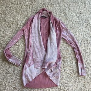 Blanc Noir Dusty Pink Open Cardigan